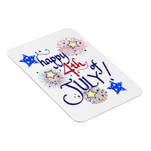 7月の幸せ4日!花火と星のマグネット マグネット (右側)