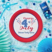 7月の幸せ4thファミリー懇親会追加ファミリー名 ペーパープレート (パーティー)