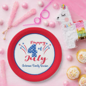 7月の幸せ4thファミリー懇親会追加ファミリー名 ペーパープレート (パーティー)