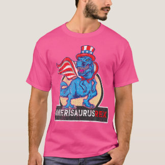 7月の恐竜4thアメリザウルスUsaボーイズトードラー Tシャツ