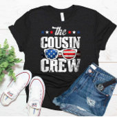 7月の愛国アメリカの従兄弟クルー4日 Tシャツ