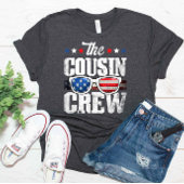 7月の愛国アメリカの従兄弟クルー4日 Tシャツ