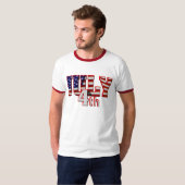 7月の愛国心が強いTシャツの第4 Tシャツ (正面フル)