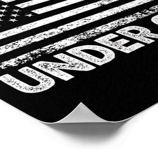 7月の愛国心Chの第4日の神の旗の下の一つの国 ポスター (角)