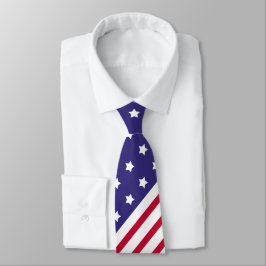7月の愛国的な4thアメリカ国旗の星とストライプ ネクタイ