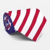 7月の愛国的な4thアメリカ国旗の星とストライプ ネクタイ (ロール)