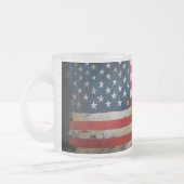 7月の愛国的な4th独立記念日アート フロストグラスマグカップ (左)