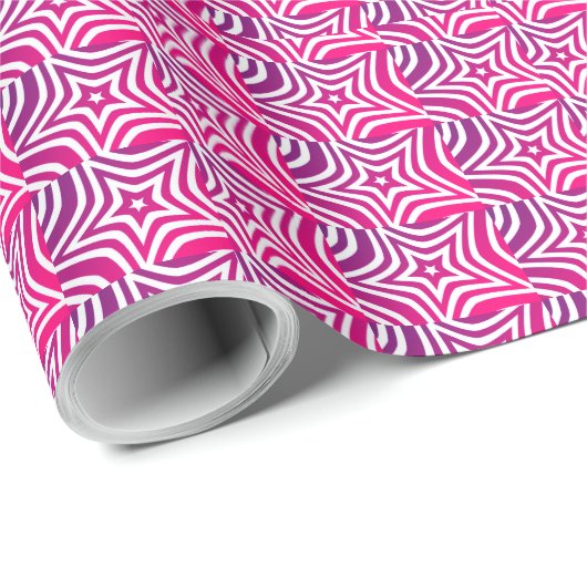 7月の慈悲のピンクの10月のクリスマス ラッピングペーパー (ロールコーナー)