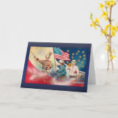 7月の挨拶の見事な第4 カード (黄色い花)