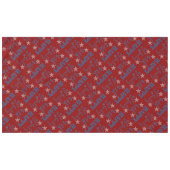 7月の星と縞の文字愛国 テーブルクロス (正面(横))