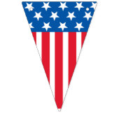 7月の星条旗の旗の第4 バンティングフラッグ (第2の旗)