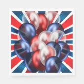 7月の昼食会の愛国的な4日 スタンダードランチョンナプキン (正面)