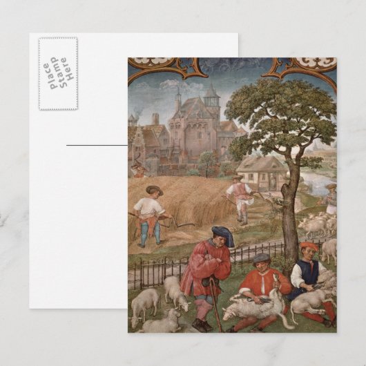 7月の月 ポストカード (正面/裏面)