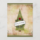 7月の木のクリスマス シーズンポストカード (正面)