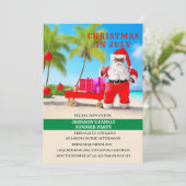 7月の楽しいクリスマスパーティー 招待状 (スタンド正面)