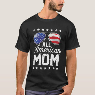 7月の母の日サングラスの全米の母の4th tシャツ
