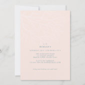 7月の海岸のクリスマス招待状 招待状 (裏面)