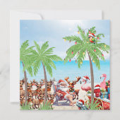 7月の熱帯サマービーブクリスマスパーティー シーズンカード (正面)