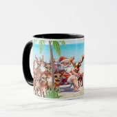 7月の熱帯サマービーブクリスマスパーティー マグカップ (正面左)