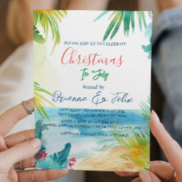 7月の熱帯Iクリスマス 招待状