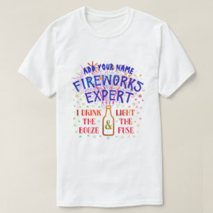 7月の独立花火の専門家V2のおもしろいな第4 Tシャツ