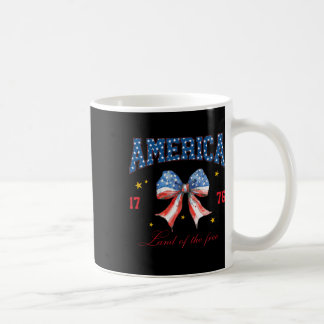 7月の独立記念日のアメリカ国旗4 コーヒーマグカップ