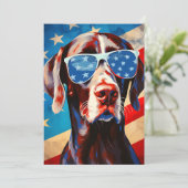 7月の独立記念日の短いポインタ シーズンカード (スタンド正面)