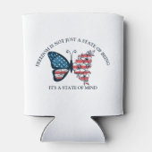 7月の独立記念日の蝶 缶クーラー (裏面)