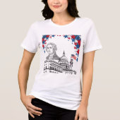 7月の白い輝き トライブレンドTシャツ (正面)