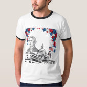 7月の白い輝き Tシャツ (正面)