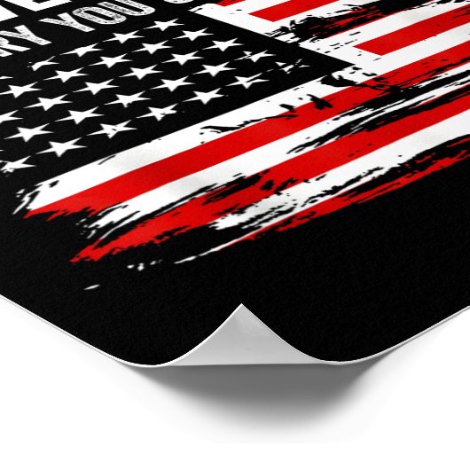 7月の第4フラグあなたが住んでいる国をサポート1 ポスター (角)