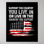 7月の第4フラグあなたが住んでいる国をサポート1 ポスター (正面)