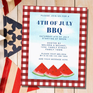 7月の第4予算BBQ招待状