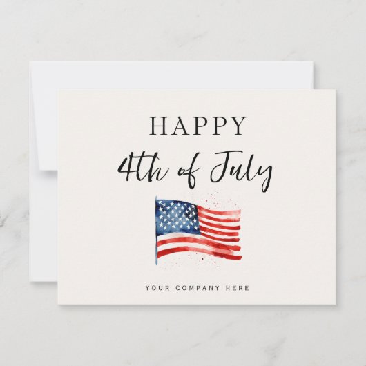 7月の第4回プロモーション国旗 カード (正面)