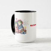 7月の第4回「ホッピー」 7月の独立記念日カエルデザイン マグカップ (正面左)