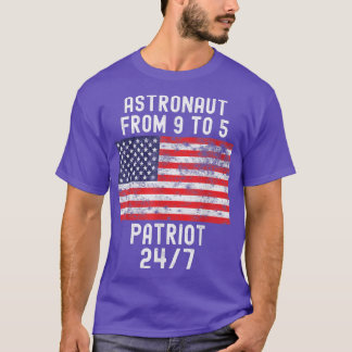 7月の米国の愛国宇宙飛行士 Tシャツ