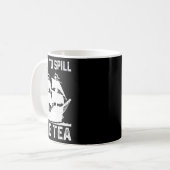 7月の米国の愛国者おもしろいの4日にお茶をこぼすために コーヒーマグカップ (正面左)