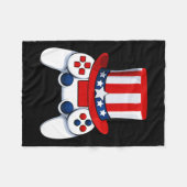 7月の米国のAmerican Hat 4thコントローラー フリースブランケット (正面(横))