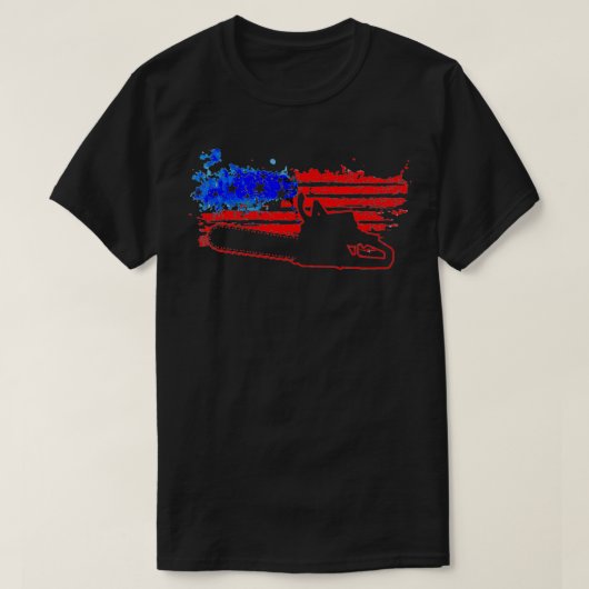 7月の米国国旗4日アメリカプライドメンズギフトルンベ Tシャツ (デザイン正面)