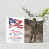 7月の米国国旗4日写真軍の引退 招待状 (スタンド正面)