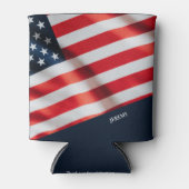 7月の米国国旗4日愛国的な裏庭パーティー 缶クーラー (正面)