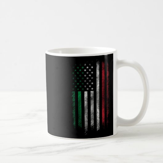 7月の米国国旗Patriotic American Fl4日 コーヒーマグカップ (右)