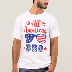 7月の米国独立の4番目のアメリカおもしろいの全ての兄弟 Tシャツ
