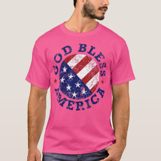 7月の米国独立国旗4日 Tシャツ