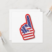 7月の米国#1の泡手か第4 カード (正面/裏面インサイチュ)