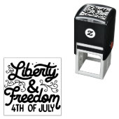 「7月の自由と自由」スタンプ セルフインキングスタンプ (インサイチュ)