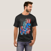 7月の自由のディノ像シャツボーイズ船4th tシャツ (正面フル)