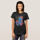 7月の自由のディノ像シャツボーイズ船4th tシャツ (正面フル)