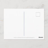 7月の花ラークスパーウォーターリリーファンシー ポストカード (裏面)