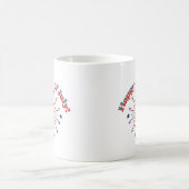 7月の花火の幸せ4日 コーヒーマグカップ (中央)